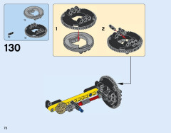 LEGO 42049 instructions page 72 – build guide