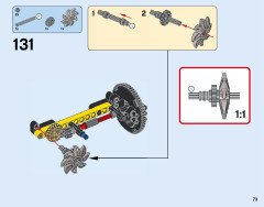 LEGO 42049 instructions page 73 – build guide