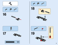 LEGO 42049 instructions page 9 – build guide