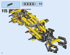 LEGO 42049 instructions page 8 – build guide