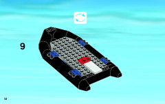 LEGO 4205 instructions page 12 – build guide