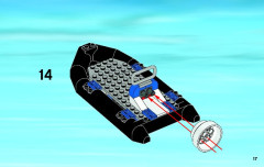 LEGO 4205 instructions page 17 – build guide