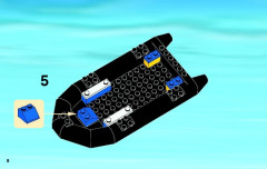 LEGO 4205 instructions page 8 – build guide