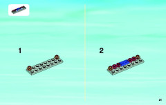 LEGO 4205 instructions page 21 – build guide