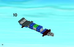 LEGO 4205 instructions page 10 – build guide