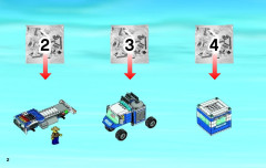 LEGO 4205 instructions page 2 – build guide