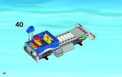 LEGO 4205 instructions page 40 – build guide