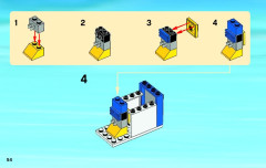LEGO 4205 instructions page 54 – build guide
