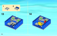 LEGO 4205 instructions page 70 – build guide