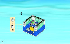 LEGO 4205 instructions page 72 – build guide