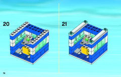 LEGO 4205 instructions page 74 – build guide