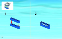 LEGO 4205 instructions page 76 – build guide