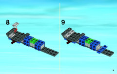 LEGO 4205 instructions page 9 – build guide