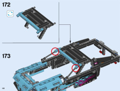 LEGO 42050 instructions page 106 – build guide