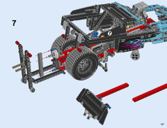 LEGO 42050 instructions page 127 – build guide