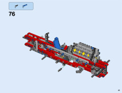 LEGO 42050 instructions page 45 – build guide
