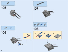 LEGO 42050 instructions page 68 – build guide