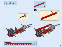 LEGO 42050 instructions page 9 – build guide