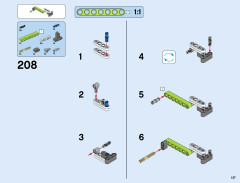 LEGO 42054 instructions page 137 – build guide