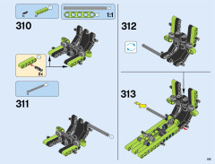 LEGO 42054 instructions page 195 – build guide