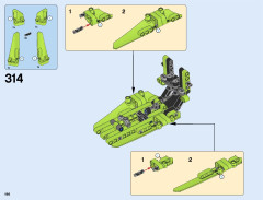LEGO 42054 instructions page 196 – build guide