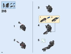LEGO 42054 instructions page 198 – build guide