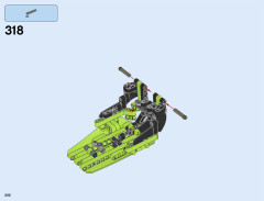 LEGO 42054 instructions page 202 – build guide