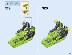 LEGO 42054 instructions page 203 – build guide