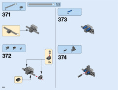 LEGO 42054 instructions page 230 – build guide
