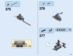 LEGO 42054 instructions page 231 – build guide