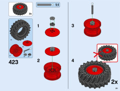 LEGO 42054 instructions page 251 – build guide