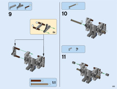 LEGO 42054 instructions page 255 – build guide