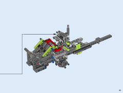 LEGO 42054 instructions page 43 – build guide