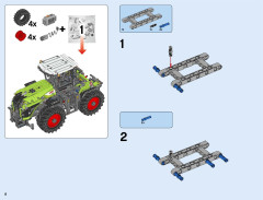 LEGO 42054 instructions page 6 – build guide