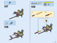 LEGO 42054 instructions page 69 – build guide