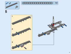 LEGO 42054 instructions page 9 – build guide