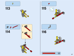 LEGO 42055 instructions page 127 – build guide
