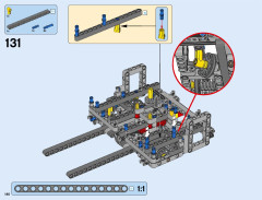 LEGO 42055 instructions page 140 – build guide