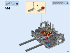 LEGO 42055 instructions page 153 – build guide