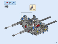 LEGO 42055 instructions page 167 – build guide