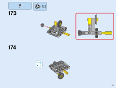 LEGO 42055 instructions page 177 – build guide