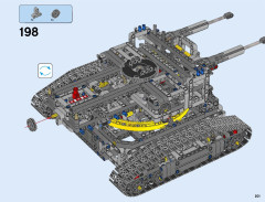 LEGO 42055 instructions page 201 – build guide