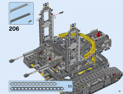 LEGO 42055 instructions page 211 – build guide