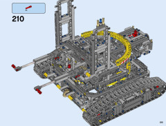LEGO 42055 instructions page 215 – build guide