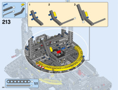 LEGO 42055 instructions page 218 – build guide