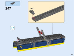 LEGO 42055 instructions page 243 – build guide
