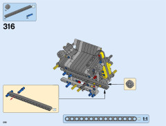LEGO 42055 instructions page 288 – build guide