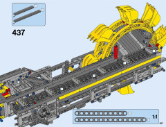 LEGO 42055 instructions page 387 – build guide