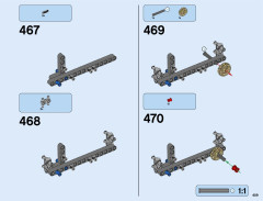 LEGO 42055 instructions page 409 – build guide