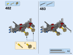 LEGO 42055 instructions page 415 – build guide